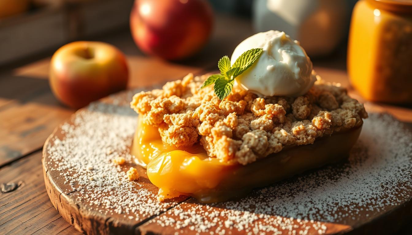Klassischer Apfel Crumble